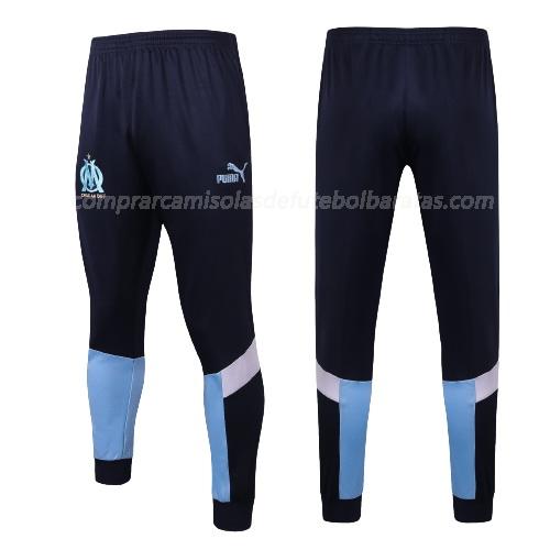 calças olympique de marsella azul-marinho 2021-22
