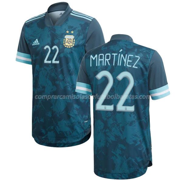 camisola argentina martinez equipamento suplente para 2020-2021