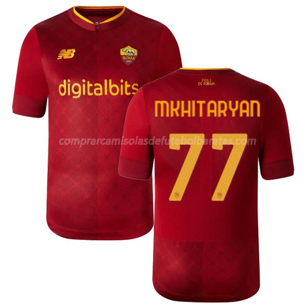 camisola as roma mkhitaryan equipamento principal para 2022-23