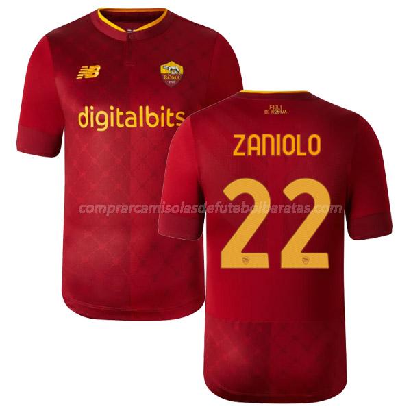 camisola as roma zaniolo equipamento principal para 2022-23
