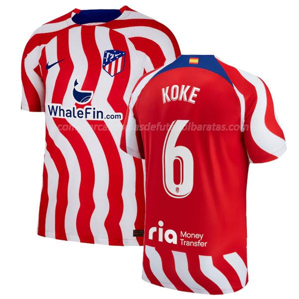 camisola atlético de madrid koke equipamento principal 2022-23