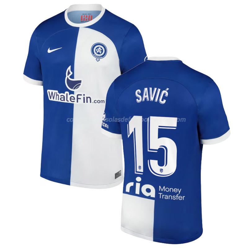 camisola atlético de madrid savić 120º aniversário equipamento suplente 2023