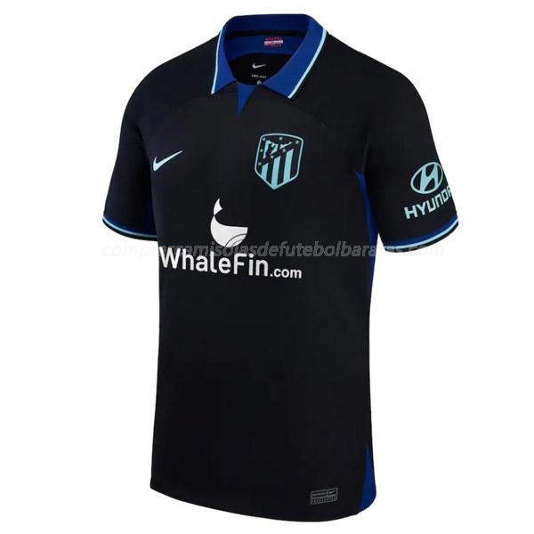 camisola atlético de madrid whalefin equipamento suplente para 2022-23