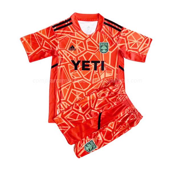 camisola austin crianças guarda-redes laranja para 2022-23