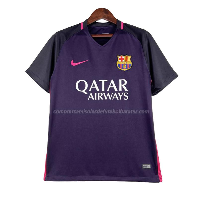camisola barcelona equipamento suplente 2016-17