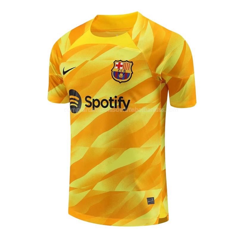 camisola barcelona guarda-redes amarelo 2023-24