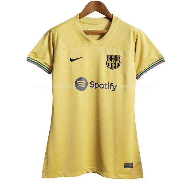camisola barcelona mulher equipamento suplente para 2022-23