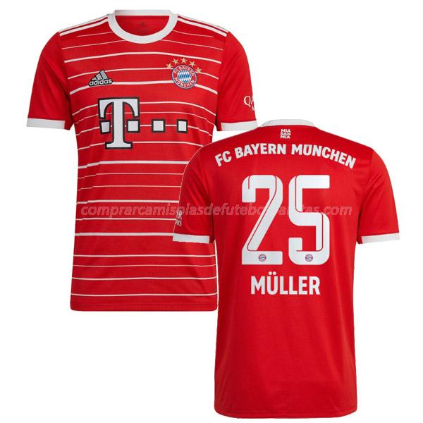 camisola bayern de munich müller equipamento principal para 2022-23