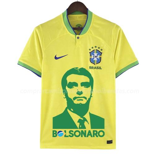 camisola brasil bolsonaro equipamento principal 2022