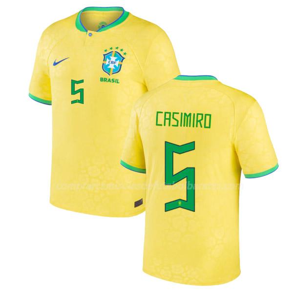 camisola brasil casimiro copa do mundo equipamento principal 2022