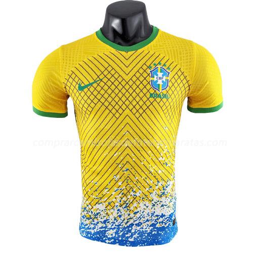 camisola brasil edição player edição especial amarelo 2022