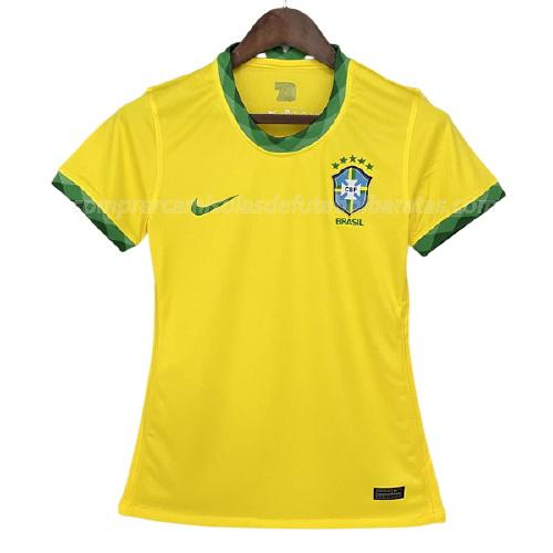 camisola brasil mulher equipamento principal para 2020-21