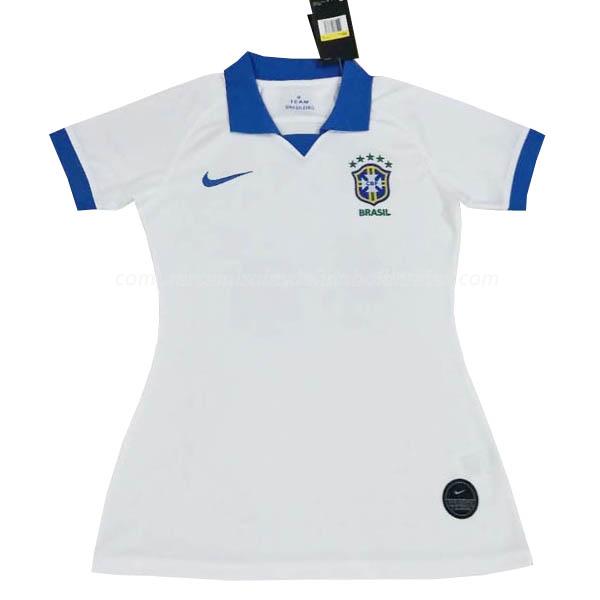 camisola brasil mulher equipamento suplente para 2019-2020