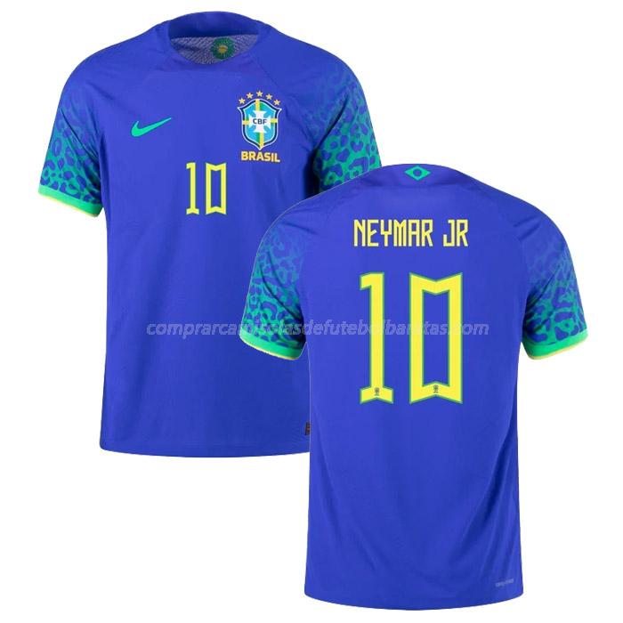 camisola brasil neymar jr. copa do mundo equipamento suplente 2022