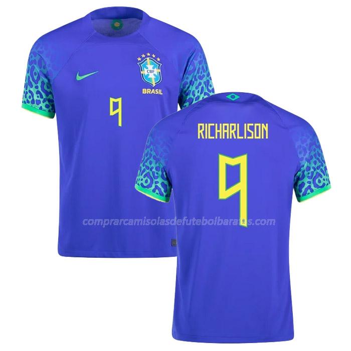 camisola brasil richarlison copa do mundo equipamento suplente 2022