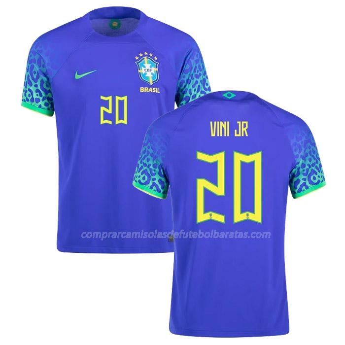 camisola brasil vini jr. copa do mundo equipamento suplente 2022