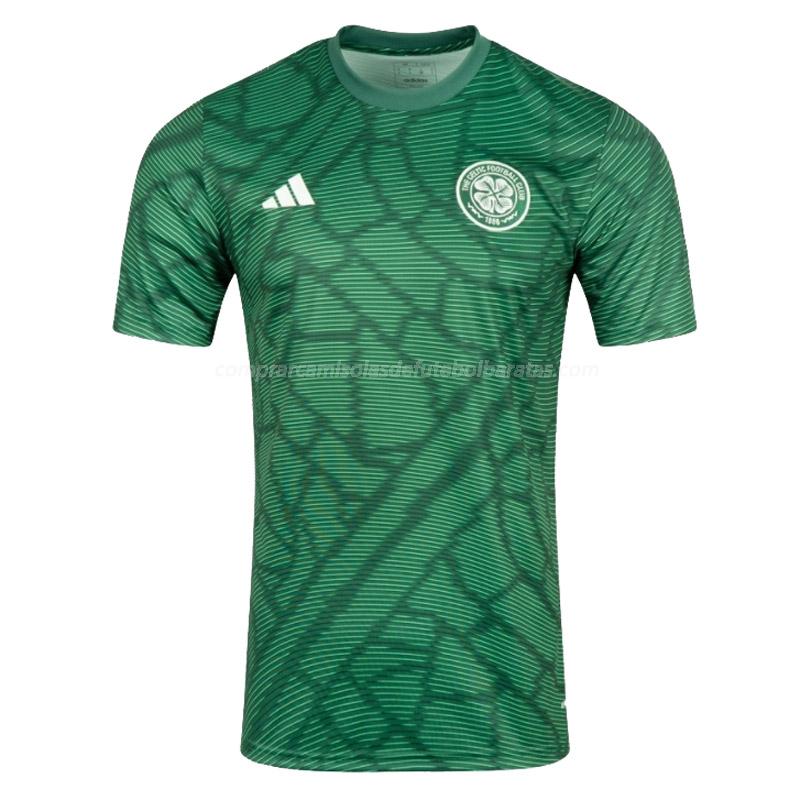 camisola celtic de glasgow pre-match verde 2023-24