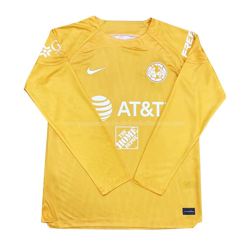 camisola club america guarda-redes manga comprida amarelo 2022-23
