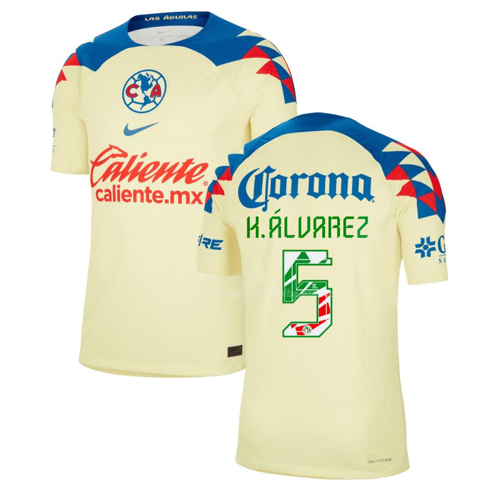 camisola club america k.alvarez equipamento principal 2023-24