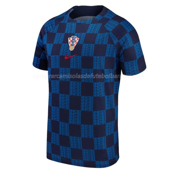 camisola croácia copa do mundo pre-match 2022