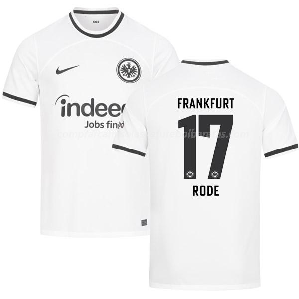 camisola eintracht frankfurt rode equipamento principal 2022-23