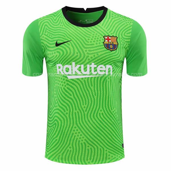 camisola fc barcelona guarda-redes verde para 2020-21