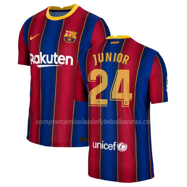 camisola fc barcelona junior equipamento principal para 2020-21