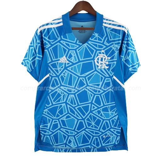 camisola flamengo guarda-redes azul para 2022-23