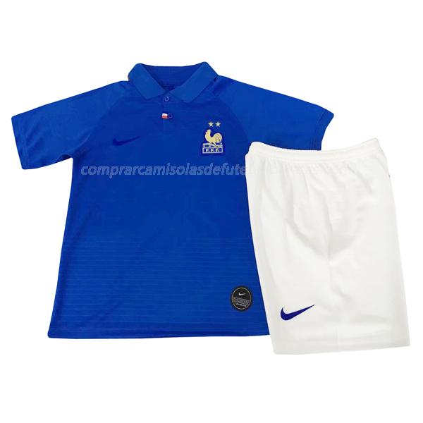 camisola frança crianças azul para 1919-2019