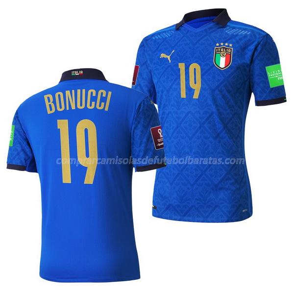 camisola itália bonucci equipamento principal para 2021-22