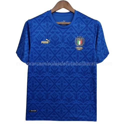 camisola itália edição especial campeonato europeu azul 2022