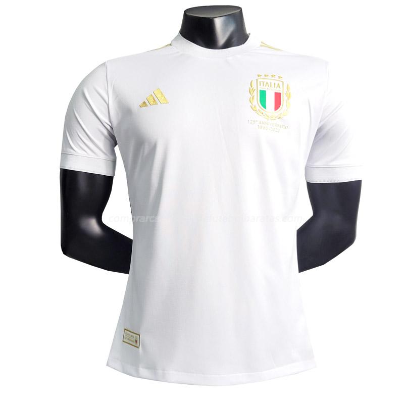 camisola itália edição player 125º aniversário branco 2023