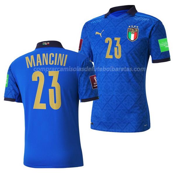 camisola itália mancini equipamento principal para 2021-22