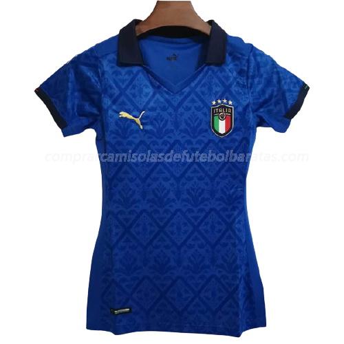 camisola itália mulher equipamento principal para 2021