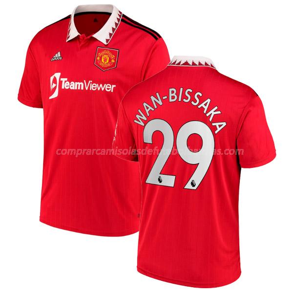 camisola manchester united wan-bissaka equipamento principal 2022-23