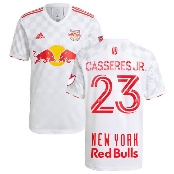 camisola new york red bulls cristian casseres jr equipamento principal para 2021-22