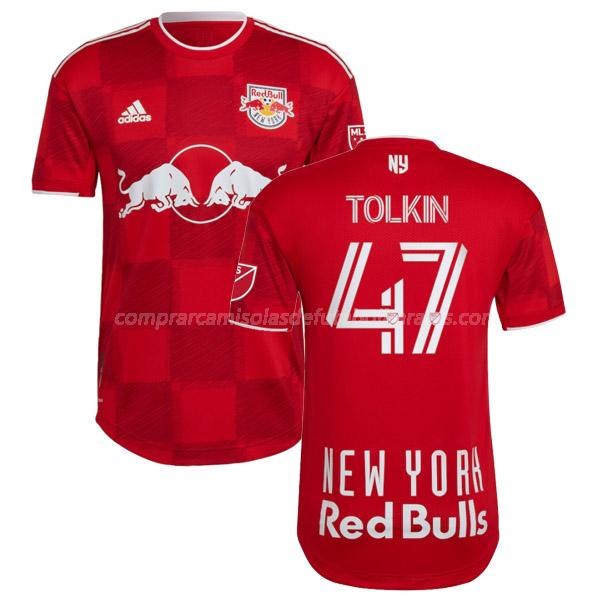 camisola new york red bulls tolkin equipamento suplente 2022-23