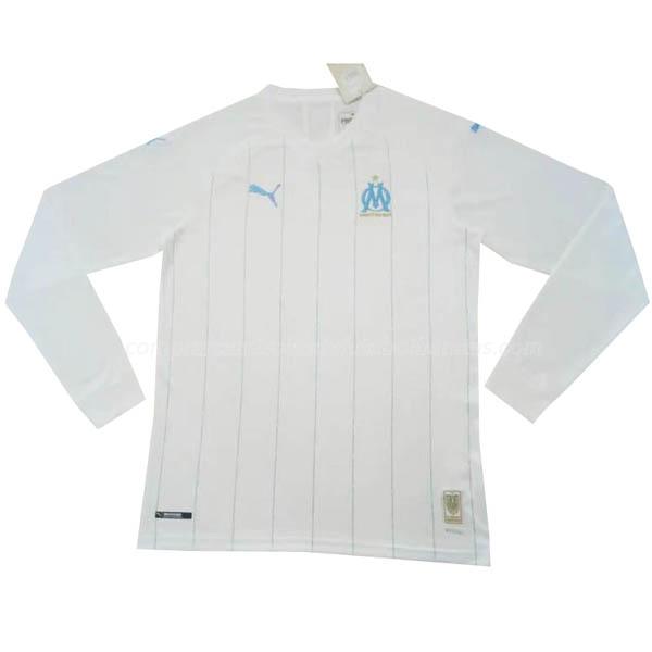 camisola olympique de marsella manga comprida equipamento principal para 2019-2020
