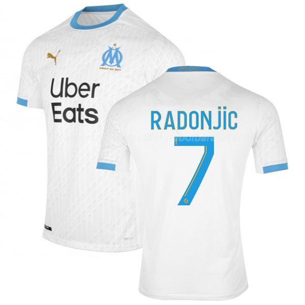 camisola olympique de marsella radonjic equipamento principal para 2020-21