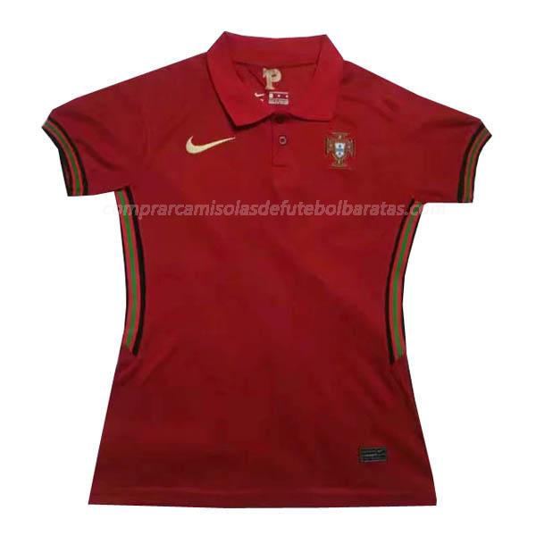 camisola portugal mulher equipamento principal para 2020-2021