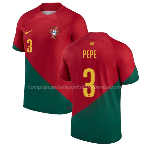camisola portugal pepe copa do mundo equipamento principal 2022