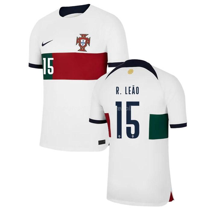 camisola portugal r. leao copa do mundo equipamento suplente 2022