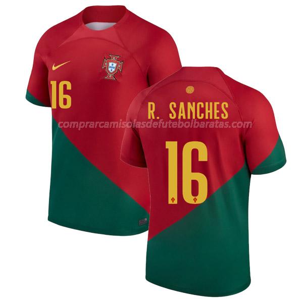 camisola portugal r. sanches copa do mundo equipamento principal 2022