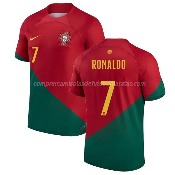 camisola portugal ronaldo copa do mundo equipamento principal 2022