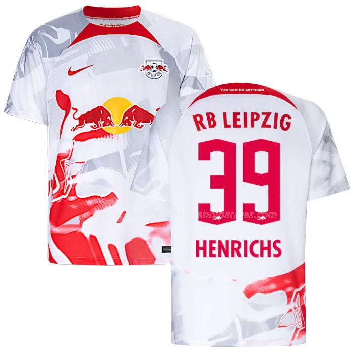 camisola rb leipzig henrichs equipamento principal 2022-23