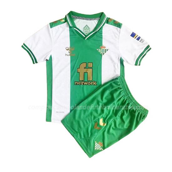 camisola real betis crianças europa league 2022-23