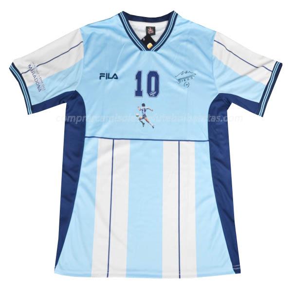 camisola retrô argentina equipamento principal para 2001