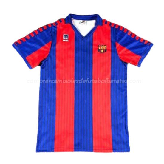 camisola retrô barcelona equipamento principal para 1991-92