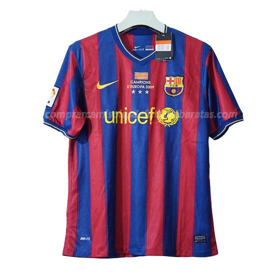 camisola retrô barcelona equipamento principal para 2009-2010