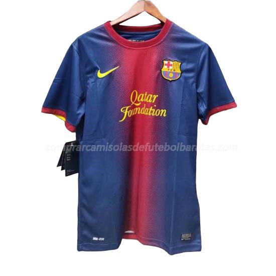 camisola retrô barcelona equipamento principal para 2012-13